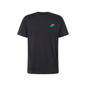 Nike Sportswear Tričko  nefritová / oranžová / čierna