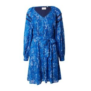 Atelier Rêve Košeľové šaty 'IRODILE'  námornícka modrá / svetlomodrá / svetložltá / svetloružová