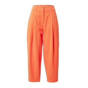 MSCH COPENHAGEN Plisované nohavice  oranžová