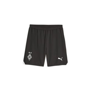 PUMA Športové nohavice 'Borussia Mönchengladbach'  čierna / biela