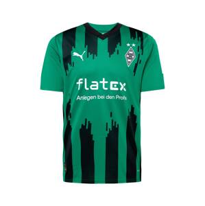 PUMA Funkčné tričko 'Borussia Mönchengladbach 23/24'  zelená / čierna / biela