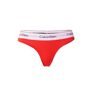 Calvin Klein Underwear Tangá  homárová / čierna / biela