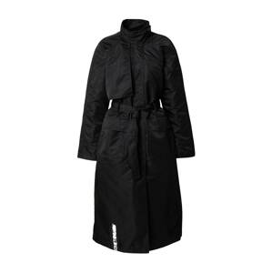 SOMETHINGNEW Prechodný kabát 'Kara'  čierna / biela