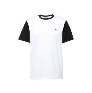 LACOSTE T-Shirt  čierna / biela