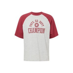 Champion Authentic Athletic Apparel Tričko 'Legacy'  svetlosivá / pastelovo červená