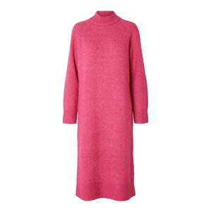 SELECTED FEMME Pletené šaty 'Rena'  s ružovými fľakmi