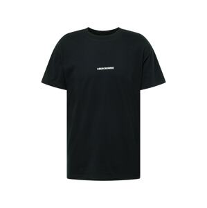 Abercrombie & Fitch T-Shirt 'IN THE STANDS'  čierna / biela