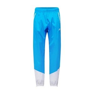 Nike Sportswear Nohavice  modrozelená / biela