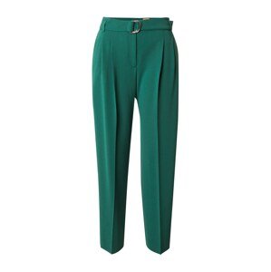 BOSS Plisované nohavice 'Tapiah'  smaragdová
