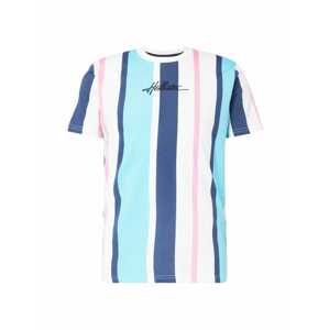 HOLLISTER Shirt  modrá / ružová / čierna / biela