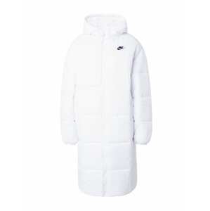 Nike Sportswear Zimný kabát  námornícka modrá / biela