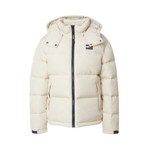 Tommy Jeans Zimná bunda 'Alaska'  krémová / tmavomodrá / červená / biela