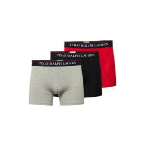 Polo Ralph Lauren Boxerky 'Classic'  sivá melírovaná / červená / čierna / biela