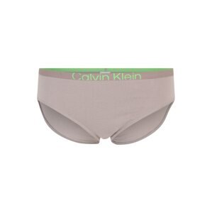 Calvin Klein Underwear Plus Nohavičky  sivobéžová / limetová