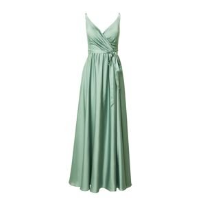 SWING Večerné šaty  pastelovo zelená