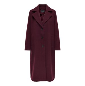 ONLY Prechodný kabát 'EMMA'  burgundská