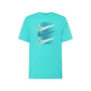 Nike Sportswear Tričko  námornícka modrá / tyrkysová / sivá