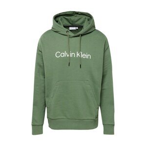 Calvin Klein Mikina 'HERO'  olivová / biela