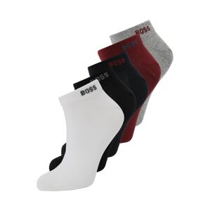 BOSS Black Ponožky  tmavomodrá / červená / čierna / šedobiela
