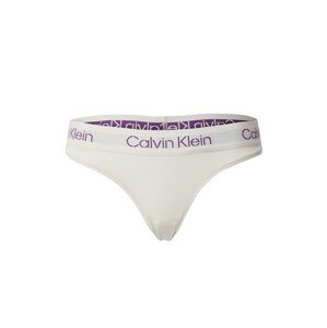 Calvin Klein Underwear Tangá  fialová / šedobiela