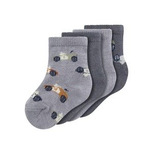 NAME IT Ponožky  hnedá / sivá / zelená / biela