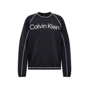 Calvin Klein Sport Športová mikina  čierna / prírodná biela