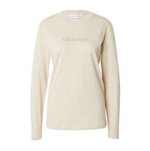 Calvin Klein Tričko  béžová / farba ťavej srsti