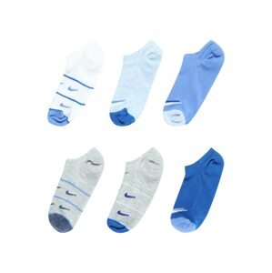 Nike Sportswear Ponožky  kráľovská modrá / svetlomodrá / sivá / biela