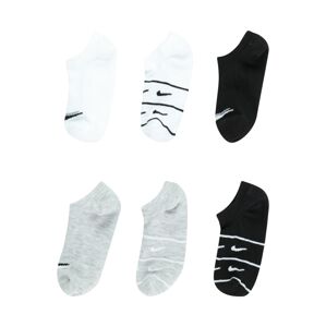 Nike Sportswear Ponožky  sivá / čierna / biela