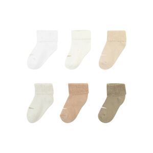 Nike Sportswear Ponožky  béžová / krémová / žltohnedá / biela