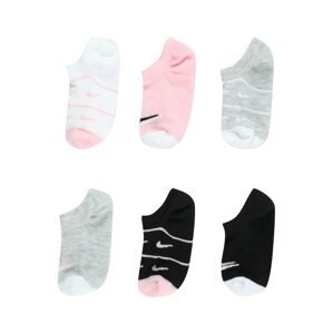 Nike Sportswear Ponožky  sivá / ružová / čierna / biela
