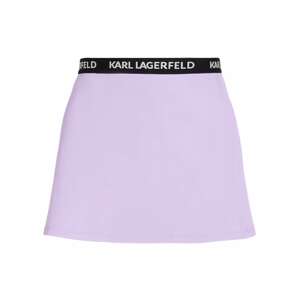Karl Lagerfeld Sukňa  levanduľová / čierna