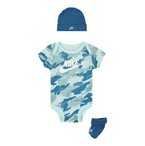 Nike Sportswear Set  modrosivá / svetlozelená / šedobiela