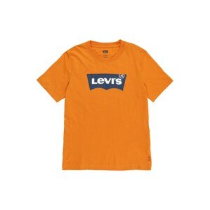 LEVI'S Tričko  dymovo šedá / oranžová / biela