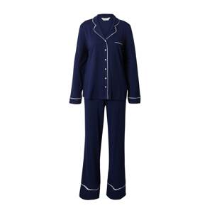 Marks & Spencer Pyžamo  námornícka modrá / biela