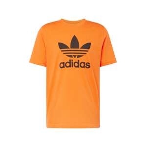 ADIDAS ORIGINALS Tričko 'Adicolor Classics Trefoil'  oranžová / čierna