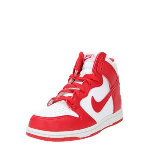 Nike Sportswear Tenisky 'Dunk'  červená / biela