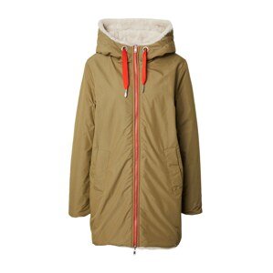 RINO & PELLE Prechodný kabát  béžová / zelená / červená