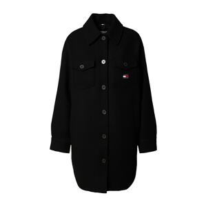 Tommy Jeans Prechodný kabát  čierna