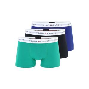 Tommy Hilfiger Underwear Boxerky  kráľovská modrá / nefritová / čierna / biela