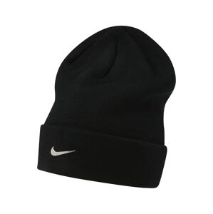 Nike Sportswear Čiapky 'Peak'  striebornosivá / čierna