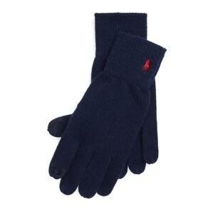 Polo Ralph Lauren Prstové rukavice  námornícka modrá / červená