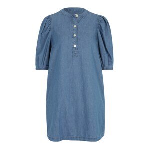 Gap Petite Košeľové šaty  modrá denim