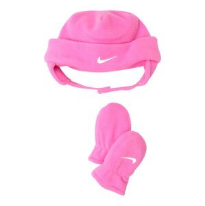 Nike Sportswear Čiapky 'Swoosh'  ružová / biela