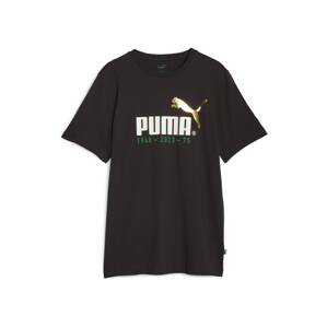 PUMA Tričko 'No. 1 Logo Celebration'  zlatá / zelená / čierna / biela