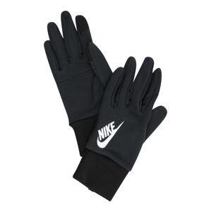 Nike Sportswear Prstové rukavice 'Club Fleece'  čierna / biela