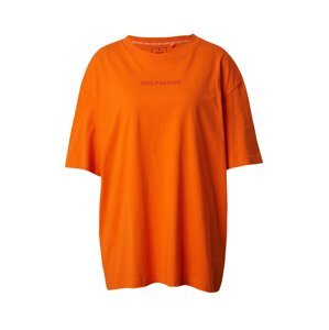 JOOP! Oversize tričko 'JOOP! x Loredana'  oranžovo červená
