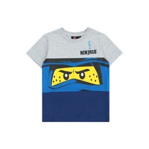 LEGO® kidswear Tričko 'TAYLOR 616'  modrá / žltá / sivá melírovaná / čierna