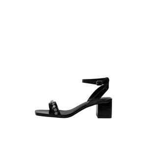 ONLY Remienkové sandále 'HANNA-4'  čierna / priehľadná