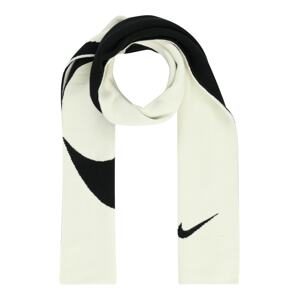 Nike Sportswear Šál 'Swoosh'  čierna / biela